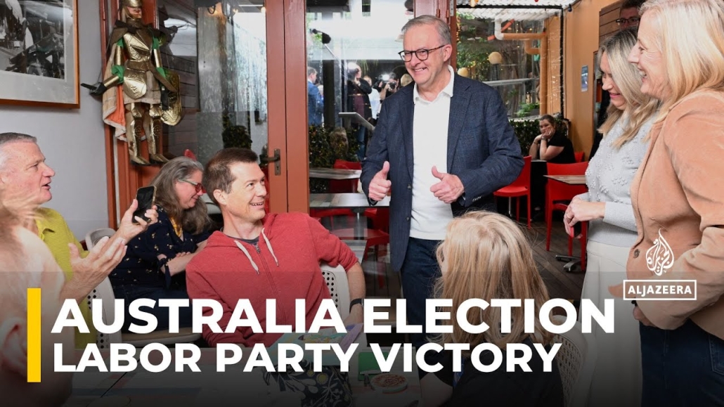 Australia’s Albanese celebrates historic re-election with majority win